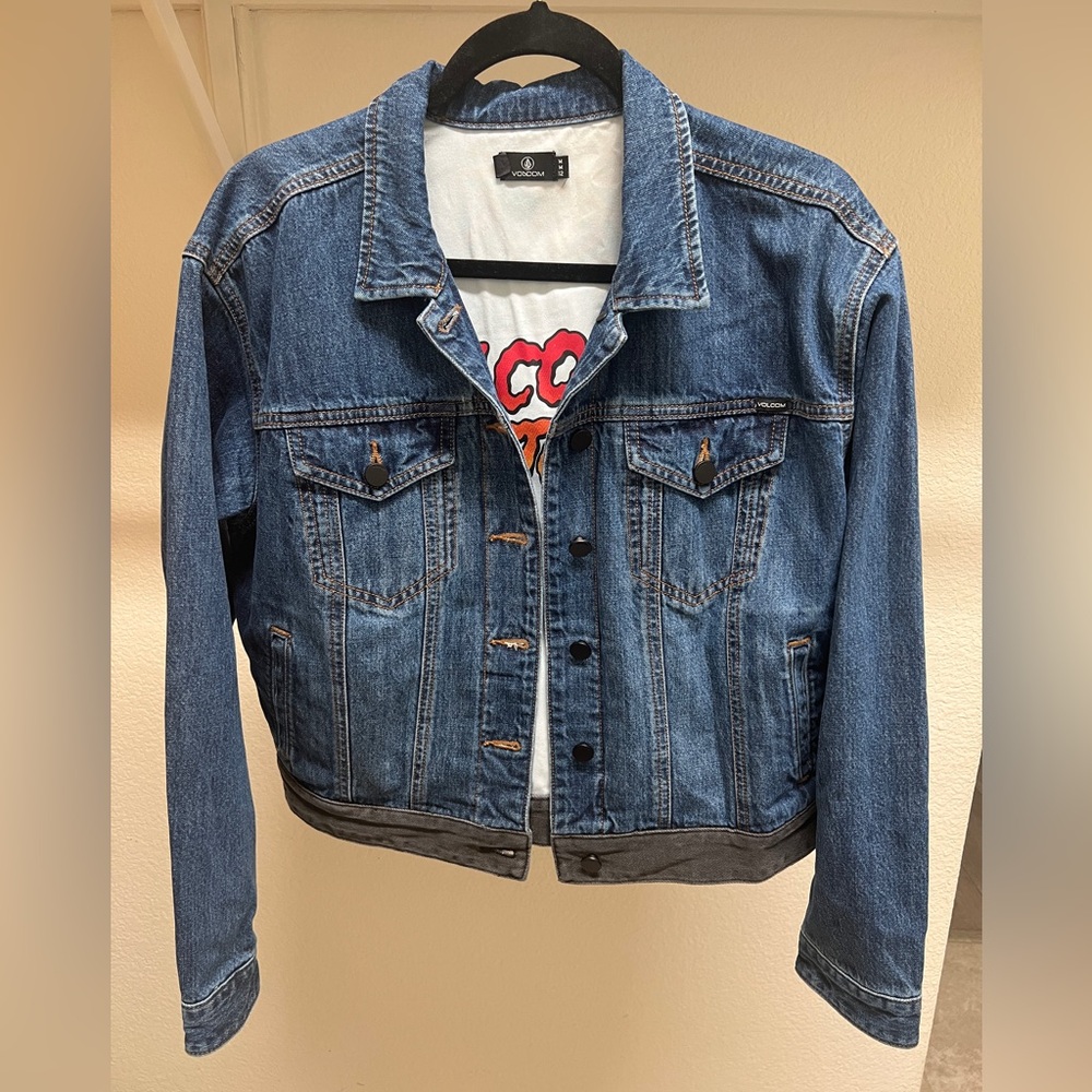 Volcom Dark Blue Denim Jacket